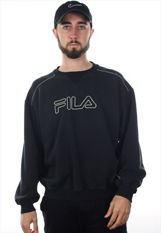 VINTAGE FILA SPELL OUT SWEATSHIRT JUMPER