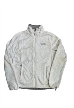 Authentic north face vintage white womens teddy fleece 