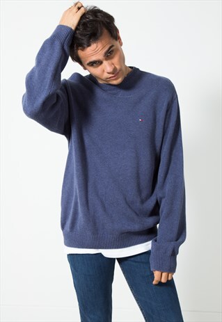 VINTAGE 80S TOMMY HILFIGER KNIT JUMPER / S232