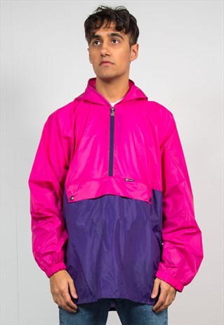 VINTAGE K-WAY WATERPROOF CAGOULE JACKET