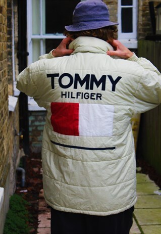 RARE RETRO / 90'S / REVERSIBLE TOMMY HILFIGER PUFFER JACKET