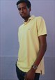 VINTAGE TOMMY HILFIGER POLO SHIRT YELLOW L