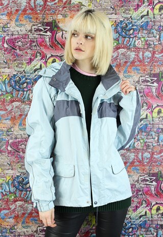 VINTAGE 90S SHELL JACKET/WINDBREAKER. UNISEX SPORTSWEAR.