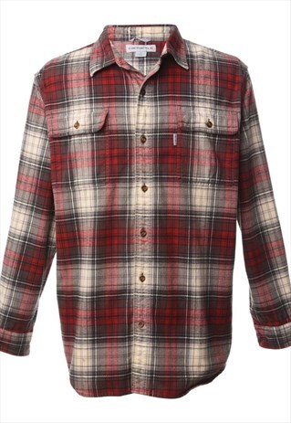 1980S CARHARTT CHECKED SHIRT - L