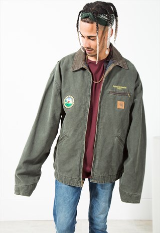 VINTAGE CARHARTT WINTER BLANKET COAT / S2187