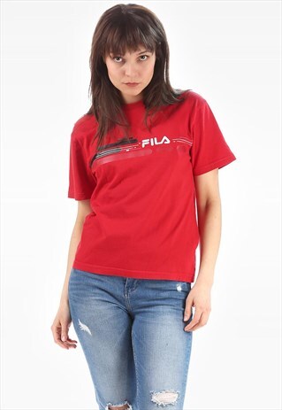 FILA VINTAGE FILA T SHIRT RED