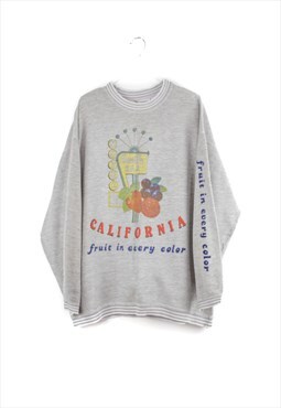 Vintage California Motel Sweatshirt in Grey M