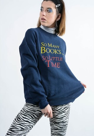 VINTAGE GRAPHIC SWEATSHIRT IN NAVY