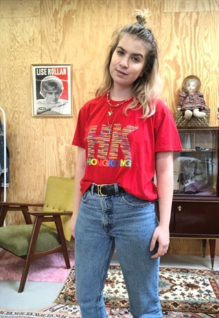 VINTAGE 90S COLORFUL HONG KONG T-SHIRT