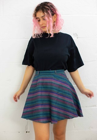 HANDMADE HIGH WAISTED MINI SKIRT