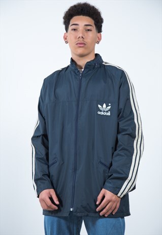 VINTAGE 90S ADIDAS RAINCOAT JACKET/ S2828