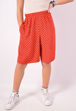 VINTAGE MOSCHINO SHORTS RED