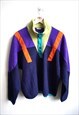 VINTAGE FLEECE JUMPER PULLOVER SWEATER SWEATSHIRT RUN JACKET