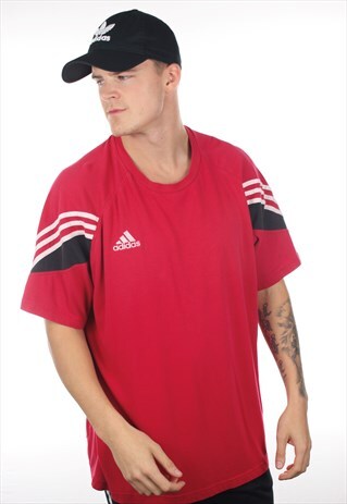VINTAGE ADIDAS SMALL LOGO T SHIRT TEE