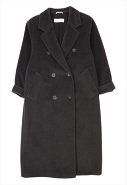 Vintage Max Mara grey wool double breasted Icon coat