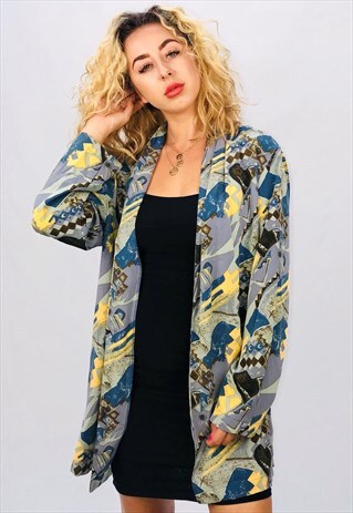 VINTAGE OVERSIZED PATTERN SHIRT
