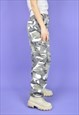 VINTAGE CAMOUFLAGE MILITARY POCKET TROUSERS
