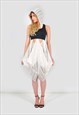 Creative lace tulip dress with hood