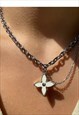AUTHENTIC LOUIS VUITTON SILVER PENDANT - REWORKED NECKLACE