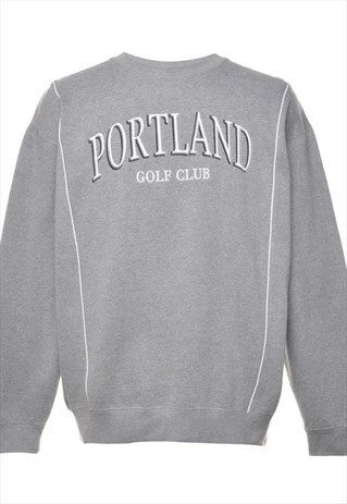 VINTAGE PORTLAND GOLF CLUB EMBROIDERED SWEATSHIRT - M