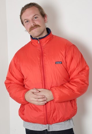 RED PATAGONIA PUFFA JACKET
