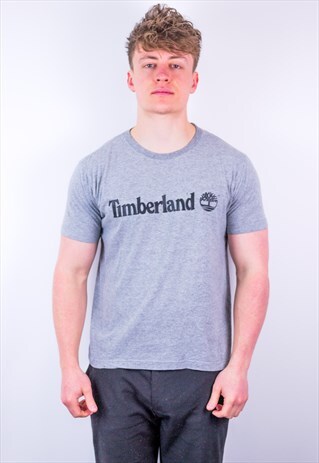 VINTAGE TIMBERLAND T-SHIRT IN GREY
