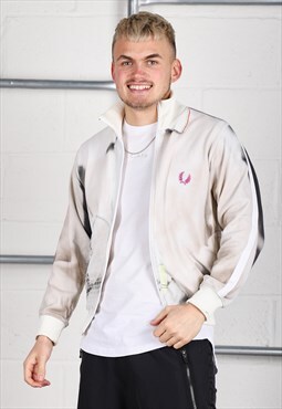 Vintage Fred Perry X Siv Stoldal Track Jacket White Small