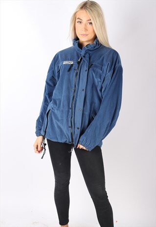 VINTAGE FLEECE STYLE TRACKSUIT JACKET OVERSIZED M 80S SKI