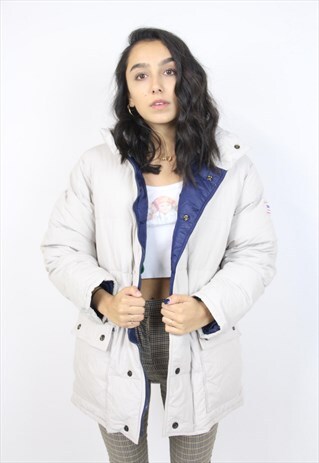 VINTAGE 90'S BEIGE PADDED JACKET