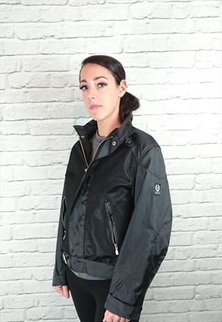 VINTAGE BELSTAFF MESH BODY BIKER STYLE JACKET