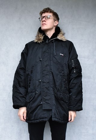 VINTAGE SCHOTT USA PARKA SIZE XL