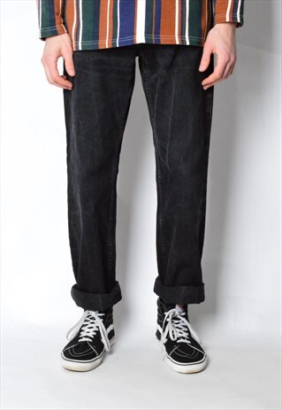 VINTAGE 90S DARK GREY LEE JEANS