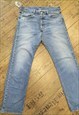 Vintage Big E Straight Leg 501 Blue Levi Slim Dad Jeans