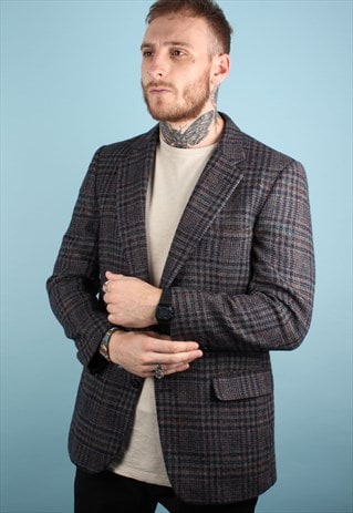 VINTAGE BURBERRY TWEED BLAZER ASM1349