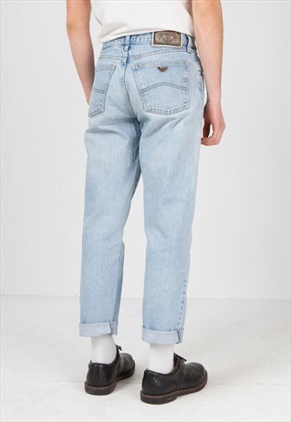 VINTAGE LIGHT BLUE ARMANI DENIM JEANS