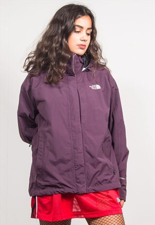 VINTAGE 90'S THE NORTH FACE PURPLE WIND BREAKER JACKET