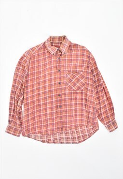 Vintage 90's Flannel Shirt Check Red