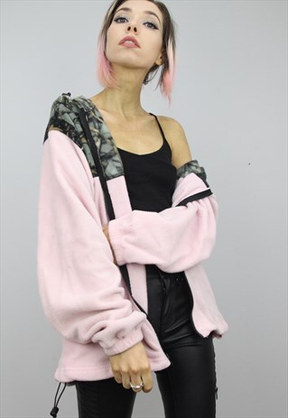 VINTAGE 90S ZIP UP FLEECE