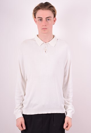 POLO RALPH LAUREN MENS VINTAGE JUMPER SWEATER LARGE 90S