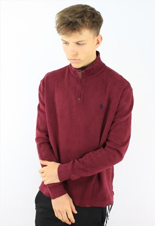 RALPH LAUREN POLO HALF-ZIP CLASSIC SWEATSHIRT