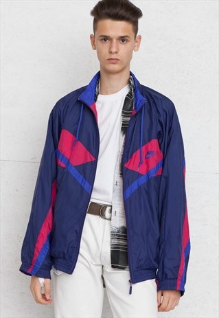 VINTAGE PURPLE NIKE ZIP TRACK JACKET