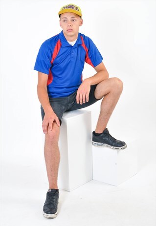 VINTAGE POLO SHIRT IN BLUE