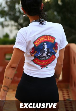 EXCLUSIVE FRIDA MOTORCYCLE ROCK T-SHIRT