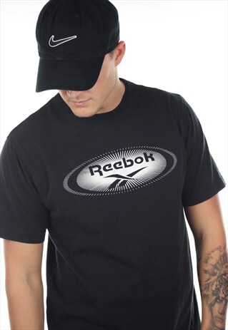 VINTAGE REEBOK BIG LOGO T SHIRT TEE