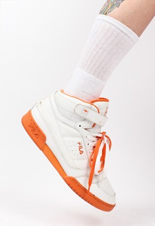 VINTAGE FILA HIGH-TOP TRAINERS ASM2198
