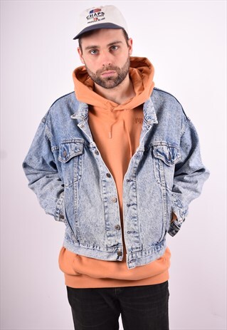 LEVI'S MENS VINTAGE DENIM JACKET XL BLUE 90'S
