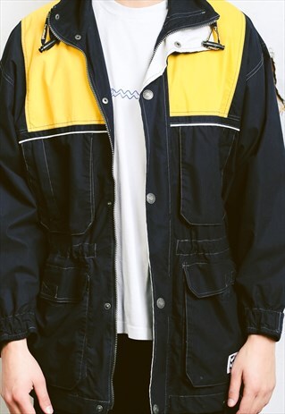 VINTAGE 90S PANELED CARGO JACKET