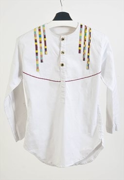 Vintage 00's blouse in white