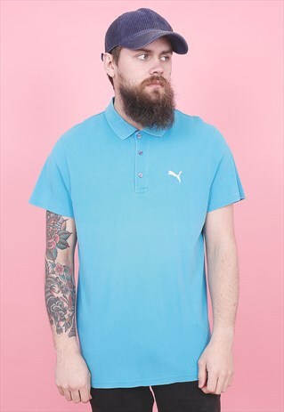 VINTAGE PUMA POLO SHIRT /R6145