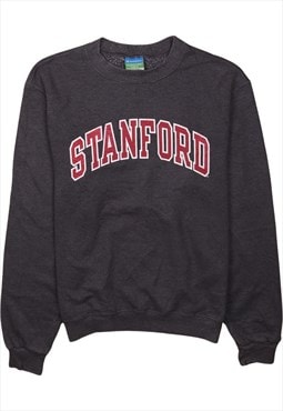 Vintage 90's Champion Sweatshirt Stanford Crew Neck Grey